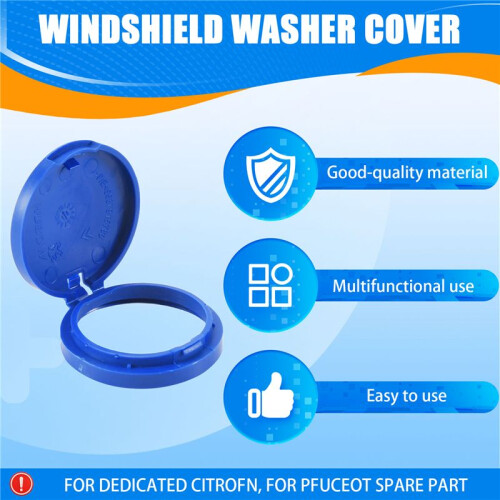 Car Windshield Wiper Washer Cover Windshield Washer Fluid Cover for  C4/DS5/Dispatch/Berlingo/Jumpy 1
