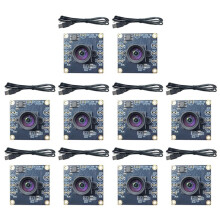 10PCS 100 Degree Camera Module 1MP OV9732 1280x720 USB Free Driver Manual Focus with 0.6 Meter Cable for WinXP/7/8/10