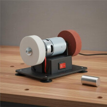 Multi-Function Electric Polishing Grinder Compact Size Bench Grinder for Home Repair, Workshop US Plug