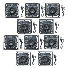 10PCS 100 Degree Camera Module 1MP OV9732 1280x720 30fps USB Camera Module Drive Free for WinXP/7/8/10 with 60cm Cable