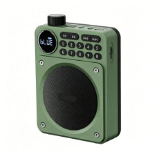 Digital FM Radio HD Display 76-108mhz Radios Wireless 5.3 Speaker Portable Voice Amplifier with USB Slot