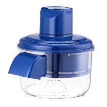 Descascador Elétrico de Uvas e Frutas, Motor 50W, Lâmina 200mm, Bateria Recarregável, Design Portátil, ABS Azul