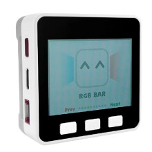 For M5Stack M5GO IoT Kit V2.7 with ESP32, Multiple Modules, Sensors, and Display Enhanced Home Automation