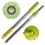 Spin Mop Replacement Handle Pole 360 Degree Rotating, Wall Hanging, Rust-proof, Length Adjustable Green Plastic Metal Cleaning Kit 1