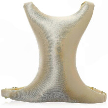 Almofada de Massagem Retangular para Corpo, Preenchimento Poliéster/Algodão, Leve 0.5kg, Confortável para Viagem e Cama