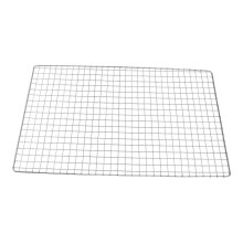 Grille de barbecue carrée en acier inoxydable, 26 x 44 cm, résistante à la corrosion, pour barbecue extérieur, maison, cuisine, hôtel, restaurant