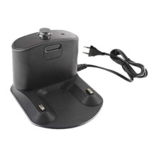 Laturiteline yhteensopiva iRobot Roomba 500 600 700 800 900 -sarjan robotti-imurin kanssa, EU-pistoke 220V musta ABS-muovilatausasema