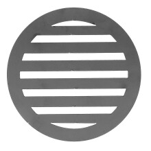 Grille de barbecue ronde en fonte grise, 155 mm, accessoire de rechange pour barbecue, camping, cheminée extérieure et barbecue de jardin.