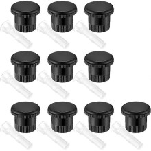 10 Stuks Zwarte Kunststof Spuitafsluitnozzle compatibel met Hunter Pro Spray PS Ultra koppen, voor buiten irrigatiesysteem onderhoud en upgrade