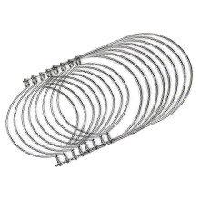 Maniglie in filo acciaio inox 8 pezzi, compatibile con Ball vasi per conserve bocca normale 70mm, per decorazioni giardino feste