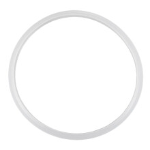 Guarnizione in gomma per pentola a pressione, diametro interno 22 cm, diametro esterno 24 cm, colore bianco, 1 pezzo