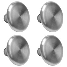 Manopole per coperchio forno olandese in acciaio inox, 4 pezzi, compatibile con Le Creuset Aldi Lodge, resistente al calore, ricambio universale