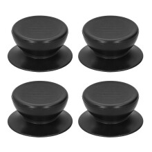 Manopola sostitutiva per coperchio pentole, 4 pezzi, compatibile con aperture 6 mm, plastica fenolica resistente al calore, per pentole e padelle