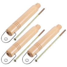 Maniglie di ricambio per pentole con manico in legno, nucleo in ferro, antiustione, isolante termico, antiscivolo per pentole in acciaio inox