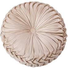Almofada Decorativa 3D Plush 38 cm Diâmetro Forma de Abóbora Fibras Macias Antialérgica