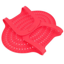 Cesta per arrosto di tacchino in silicone, materiale alimentare resistente al calore, pieghevole per pentola a pressione