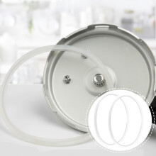 Pressure Cooker Sealing Ring Compatible with Electric Cooker, 24cm Silicone Gasket Replacement