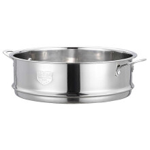 Food Steamer, Stainless Steel Steaming Tool, Fits 19.7-20cm Inner Diameter Pot, for Home Kitchen Restaurant Hotel Steaming Buns Rice Fish Seafood Corn