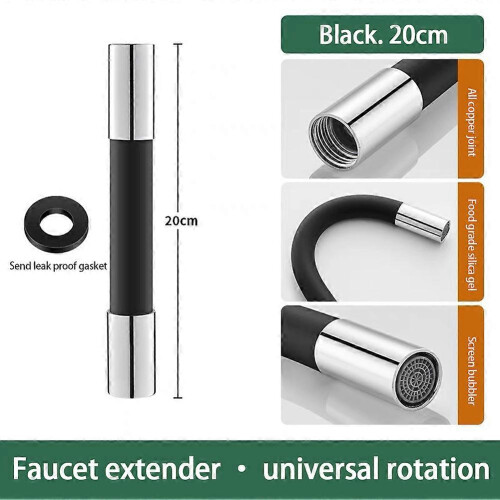 Rallonge de robinet rotative 360, interface 1/2 universelle, pour toilette et balcon