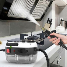 Portable Steam Cleaner with 900ml Tank, 2500W High Pressure for Home Kitchen Bathroom Cleaning