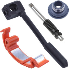 Kit de tuyau de pression pour pompe à huile compatible avec Husqvarna 435 440E 445 450 340 345 350