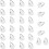 Self-adhesive Picture Hangers, 30 Pack Wall Plate Holders for Kitchen Art 1
