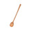 Cuchara de madera con mango ergonómico extendido para preparar sopas, salsas y café. 1