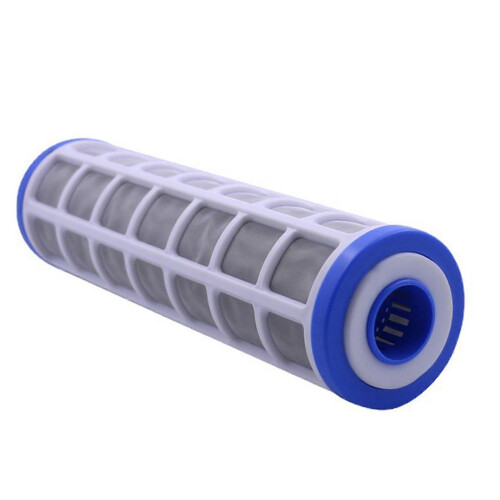 Elemento Filtro Água Lavável 40 Mícron Aço Inoxidável 304 Compatível com Garrafa Filtro 10 Polegadas