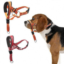 No Pull Dog Halter with Soft Padding, Reflective Training Aid for Medium Dogs, Stops Pulling