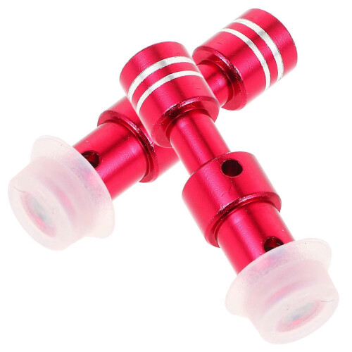 Pressure Cooker Float Valve Replacement Compatible with Most Models, 2-Pack, Rosy Aluminium Silicone Sealing