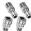 Adaptadores de Aço Inoxidável para Mangueira de Lavadora de Alta Pressão, Compatível com Bicos de 1/4 e 3/8 Polegadas - 4 Peças 1