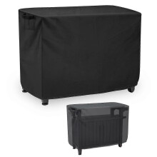 Housse de table extérieure compatible avec Keter Unity XL 133x90x57cm, tissu Oxford 420D imperméable pour usage extérieur