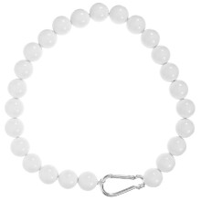 Anello di fissaggio per asta portabandiera con catena guida antivento per un fissaggio sicuro della bandiera su aste portabandiera esterne.