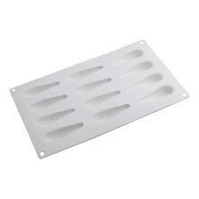 12 Holes Carrot Shape Silicone Cake Mold, Non-stick Reusable Baking Tool for Carrot-shaped Cakes, Mousses, Fondants