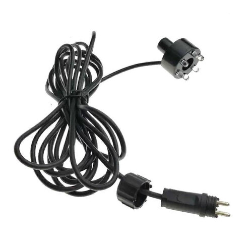Luz Submersível LED para Fontes e Piscinas, 6 Lâmpadas, ABS, IP68, Ajustável 180