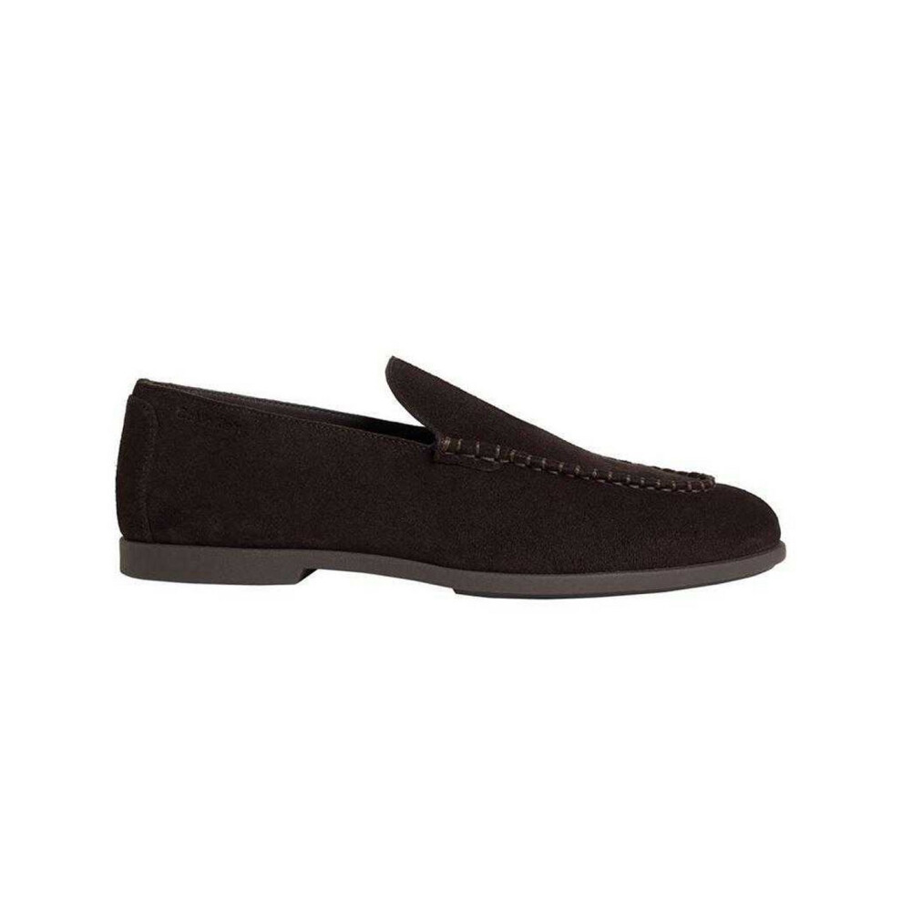 Calvin Klein (8 Uk, Coffee) Mens Suede Loafers