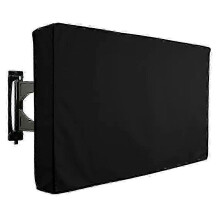 Housse de protection pour télévision extérieure 80-85 pouces, tissu Oxford imperméable, poche pour télécommande, pour terrasse et piscine