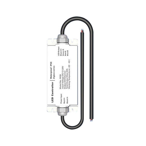 Tuya Zigbee DC12V 24V LED Strip Waterproof Controller IP68 Rain-Proof ZIGBEE Tuya Voice Remote Control RGB