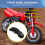 Plastic Front Wheel for  Protector for  CRF50 Dirt Pit Bike (Black) 3