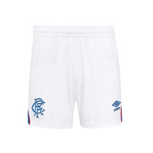 (S, White) Umbro Unisex Adult Rangers FC Football Shorts