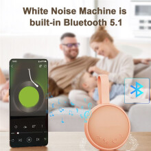 Whiteness Noise Sound Machine Soundmaschine für Schlafende Erwachsene Babys Lange Akkulaufzeit zum Einlullen Von Babys A