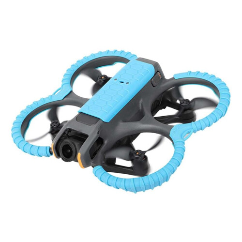 2Set Drone Accessories Set Includes Bumper Ring and Back Protection Case,Anti-Collision Impact Protector for AVATA 2,E 1