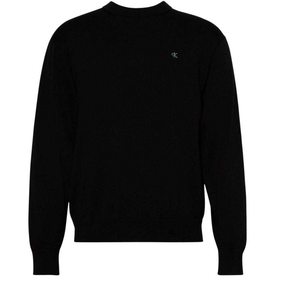 Calvin Klein (Xxl, Black) Mens Monogram Jumper