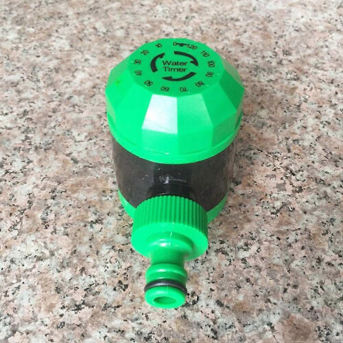 Mechanical Water Timer for Irrigation Control, 2-Hour Plastic Waterproof Garden Sprinkler 1