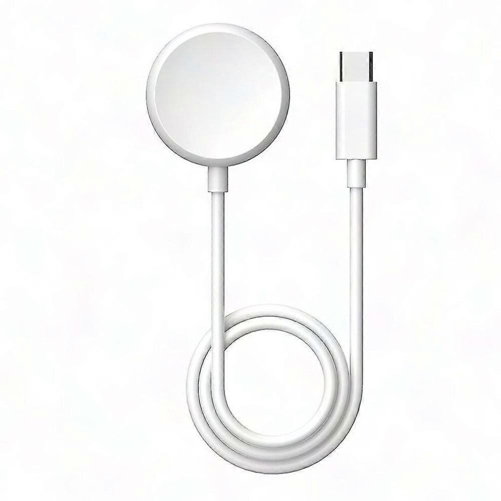 Magnetic Wireless Charger Compatible With Google Pixel Watch 1St Gen, 1M Abs Fast Charging Cable, 3.2X3.2x0.9cm White 6901168102053