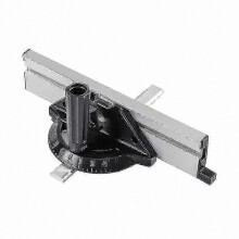 Esquadro Angular para Serras de Mesa Compatível com Modelos Padrão, Alumínio e ABS, Prata e Preto