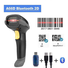 Wired and Wireless Barcode Scanner for Express Logistics, Compatible with Windows Mac Linux, USB Bluetooth Connection