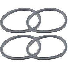 Replacement Blender Gaskets 4 Pack, Gray, compatible with Nutribullet 600W 900W Blades with Lip Seal
```