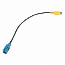 Cabo Adaptador Fakra para RCA 20.5cm Compatível com Sistema de Navegação para Câmera de Ré