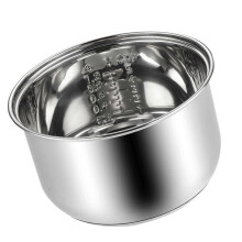 Innentopf für Reiskocher, 5 l, lebensmittelechter Edelstahl 304, Antihaftbeschichtung, Ersatz-Innentopf, kompatibel mit gängigen Reiskochermodellen